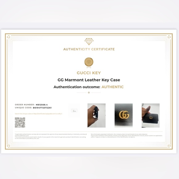 Authentic Gucci GG Marmont Leather Key Case(Pre-Loved) - Picture 3 of 14